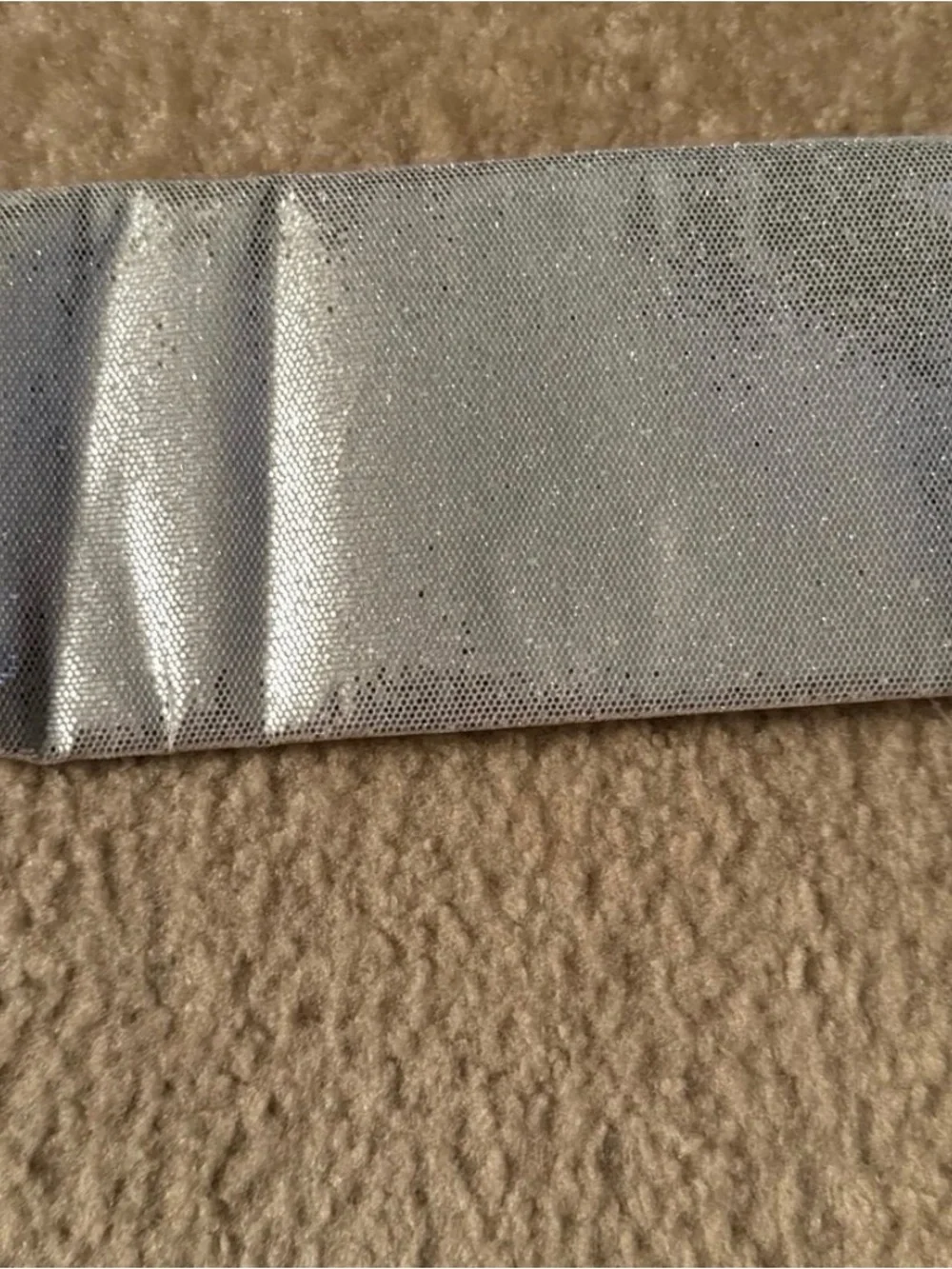 Victoria's Secret Metallic Silver Envelope Clutch